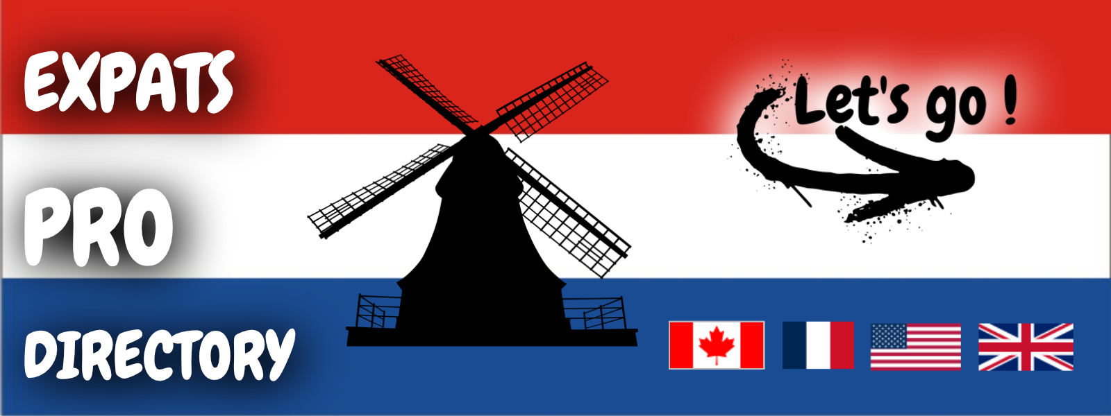 Flag of Holland Let's Go